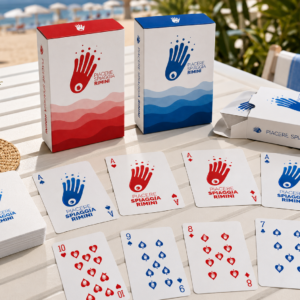 Carte da Gioco Piacere Spiaggia Rimini | Mazzo Design Mare